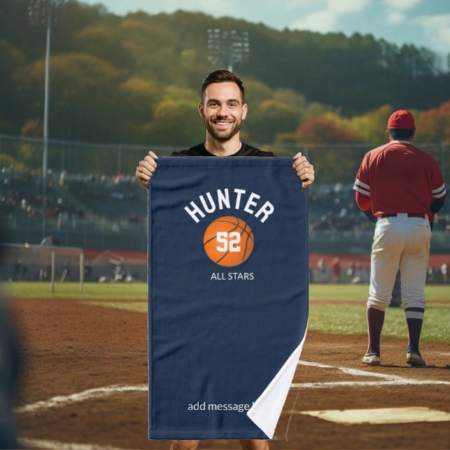 Basketball sports towel, coach bath towel (Creator Uploaded)