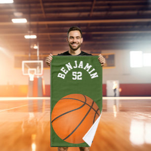 Basketball sports towel, coach bath towel