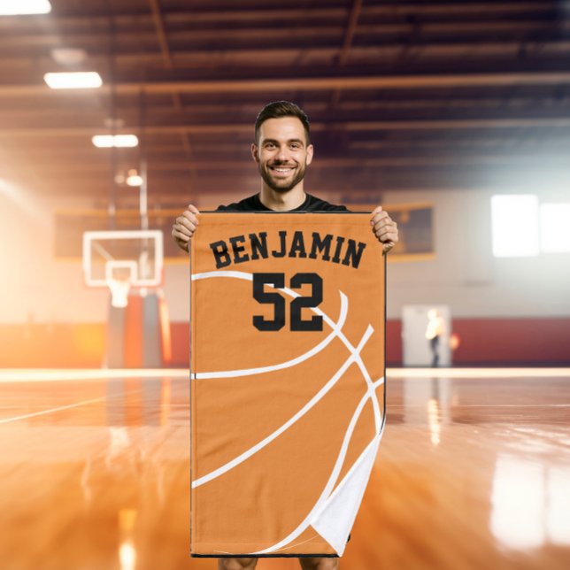 basketball sports towel, coach bath towel (Creator Uploaded)