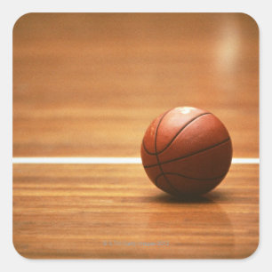 Basketball Square Sticker
