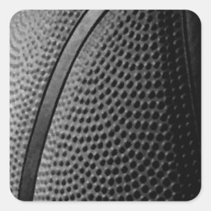 Basketball Square Sticker