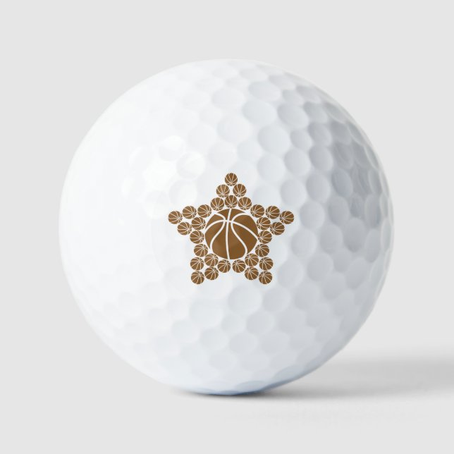 Basketball Star Golf Balls (Front)