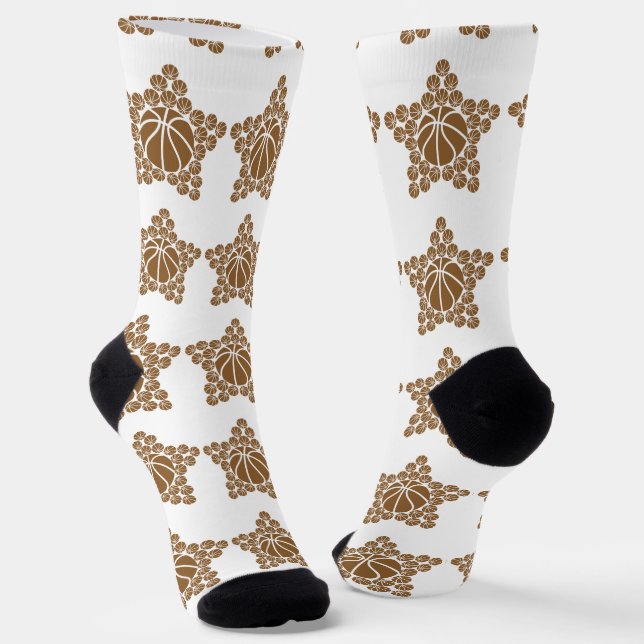 Basketball Star Socks (Angled)