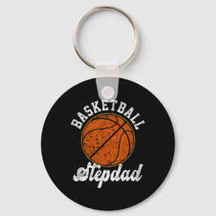 Basketball Stepdad Basketball Lover Fathers Day Key Ring