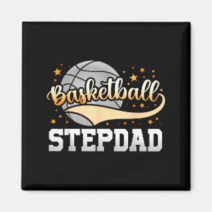 Basketball stepdad fathers day  magnet