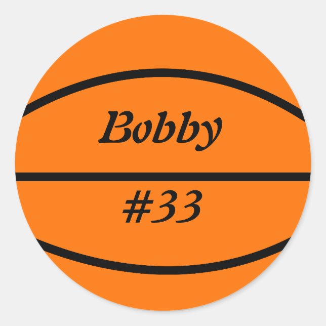 Basketball Stickers (Front)