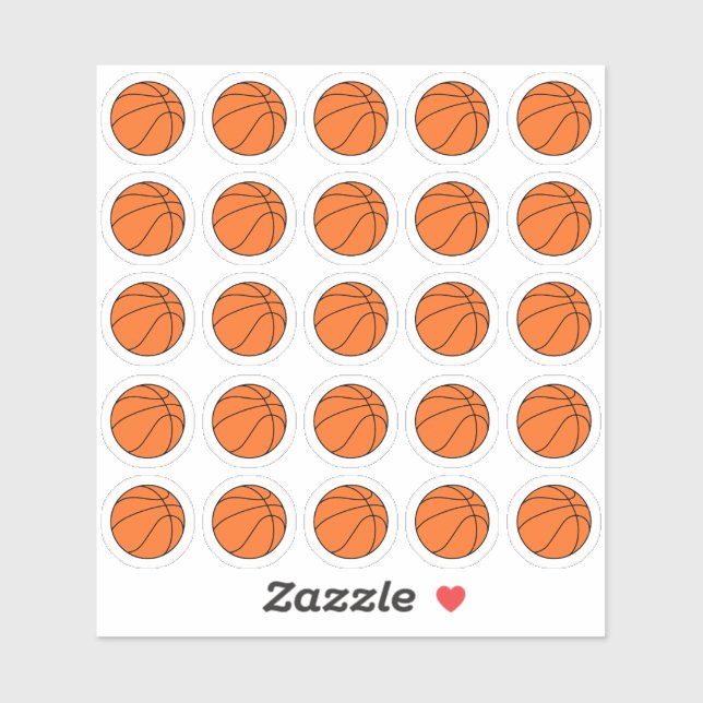 Basketball Stickers, Planner (Sheet)