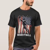 Basketball Support the Team Flag USA Hoops Dream A