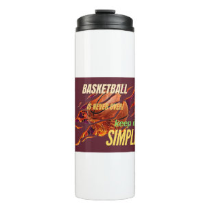 Basketball Sweat Thermal Tumbler