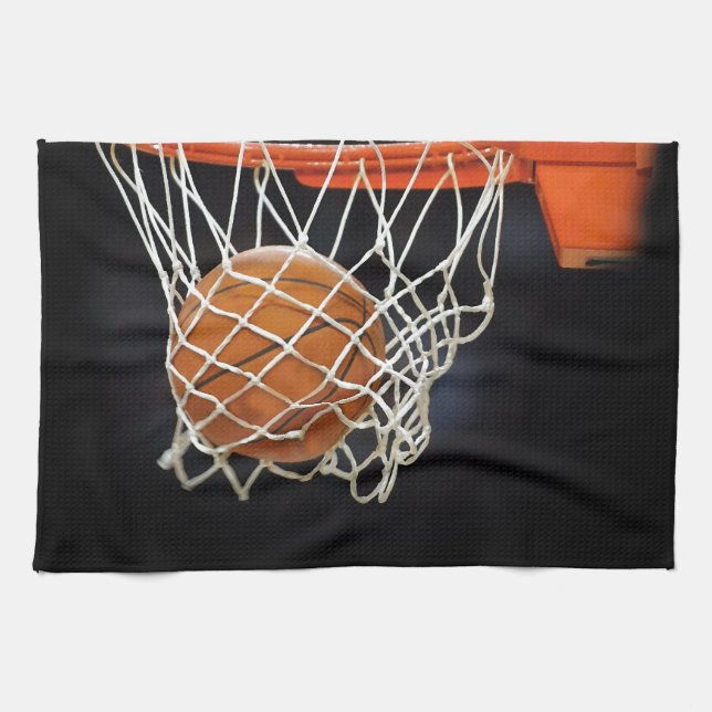 Basketball Tea Towel (Horizontal)