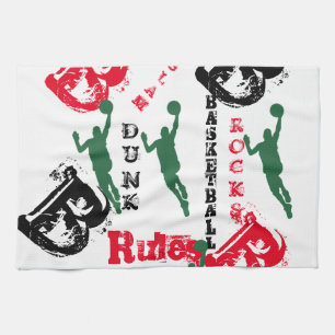 BASKETBALL TEA TOWEL