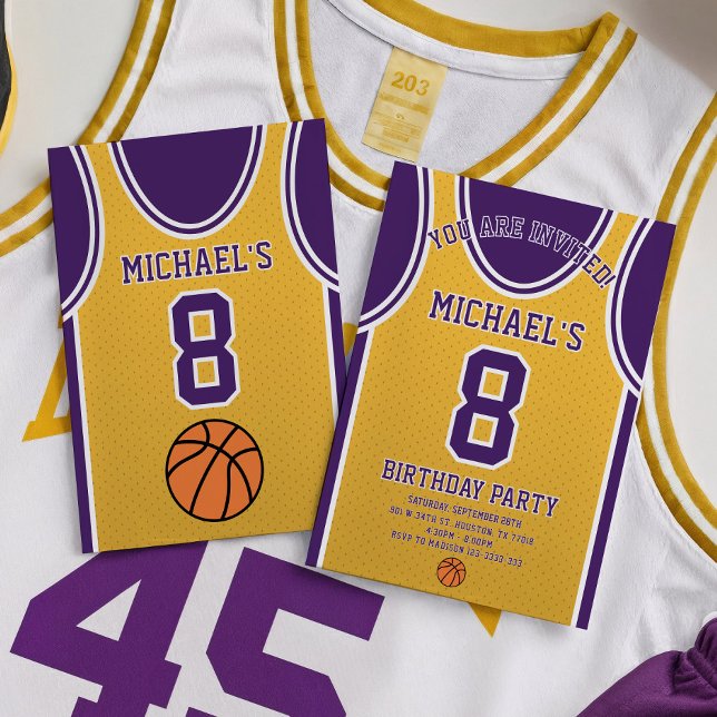 Basketball Team Birthday Invitation (Creator Uploaded)