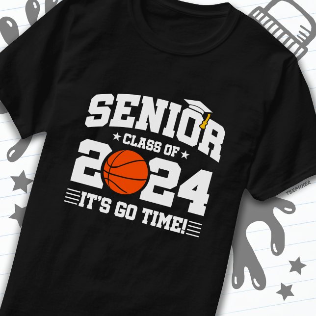 Basketball Team Class 2024 Graduation Senior 2024 T-Shirt (Creator Uploaded)
