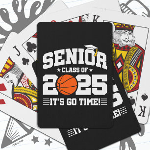 Basketball Team Class 2025 Graduation Senior 2025 Playing Cards