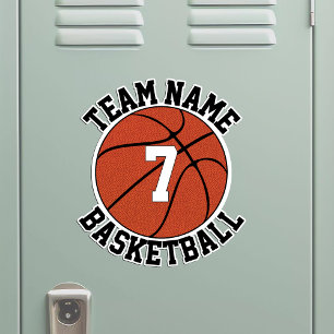 Basketball Team Name & Player Number Custom Sports