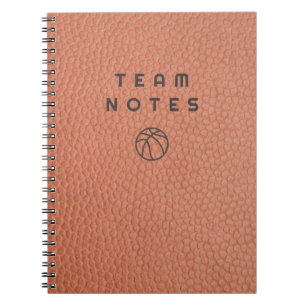 Basketball Team Notes Notebook
