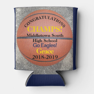 Basketball Team Player Can Cooler