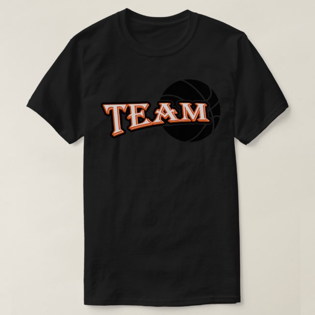 Basketball Team T-Shirt (Design Front)