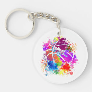 Basketball Teenagers Girls Teens Women Baller Dunk Key Ring