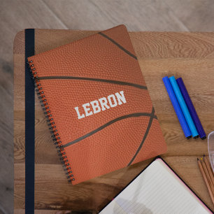 Basketball Texture Personalised Notebook