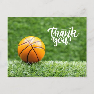 Basketball Thank you Postcard