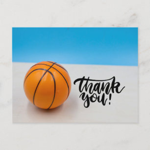 Basketball Thank you Postcard