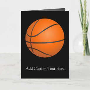 Basketball Theme Card