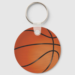 Basketball Theme Key Ring