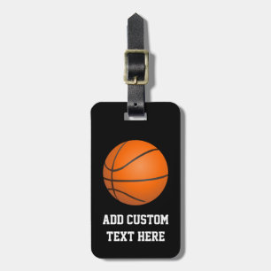Basketball Theme Luggage Tag