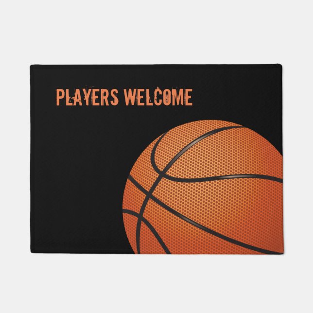 Basketball Theme Welcome Mats (Front)