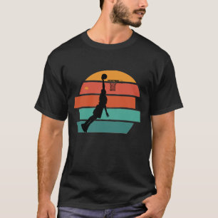 Basketball This Is How I Roll Retro Sun  T-Shirt