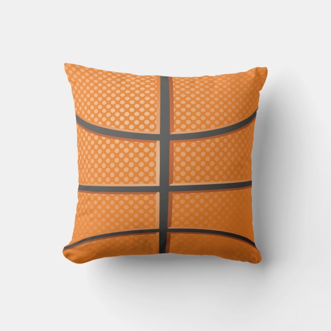 Basketball Throw Pillow (Front)