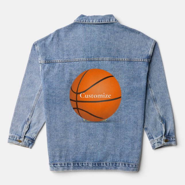 Basketball Thunder_Cove Denim Jacket (Back)