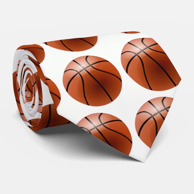 Basketball Tie (Rolled)