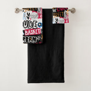 Basketball Towel Set