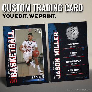 Basketball Trading Card, Basketball Player Card