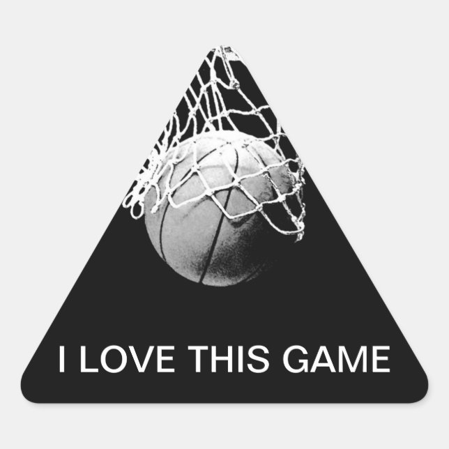 Basketball Triangle Sticker (Front)