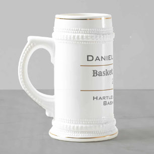 Basketball Trophy Award Beer Stein