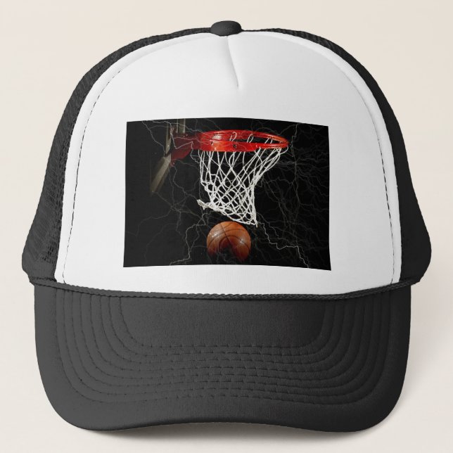 Basketball Trucker Hat (Front)