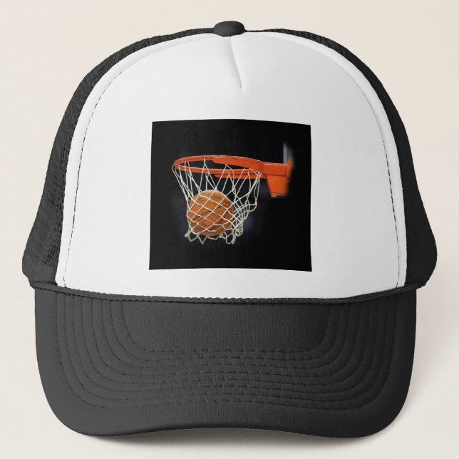 Basketball Trucker Hat (Front)