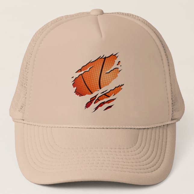 Basketball Trucker Hat (Front)