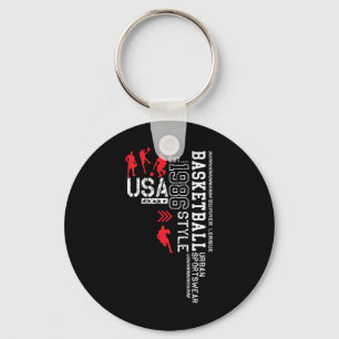 Basketball Usa-nba Summer League Key Ring