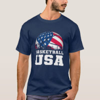 Basketball USA Support The Team T USA Flag Dream