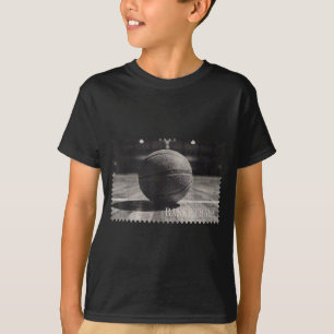 Basketball vintage photo ball style player coach T-Shirt