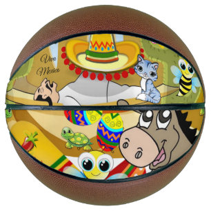 Basketball Viva Mexico Man, Sombrero Donkey