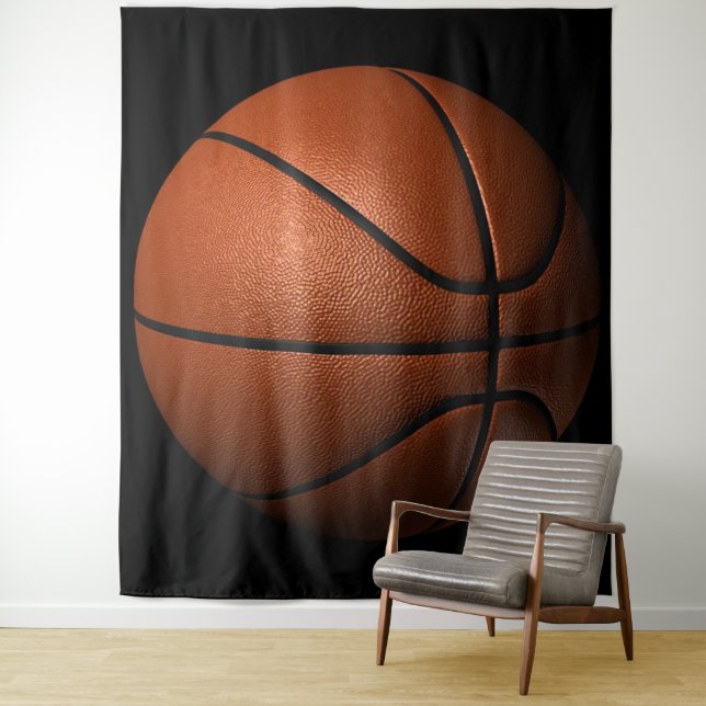 Basketball Wall Tapestry (In Situ)