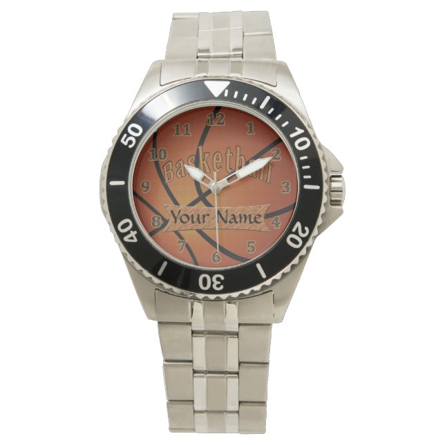 BASKETBALL WATCH Customisable Watches for Men (Front)