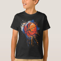 Basketball Watercolor Drawing Artwork Basketball L