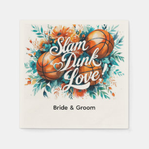 Basketball wedding  napkin