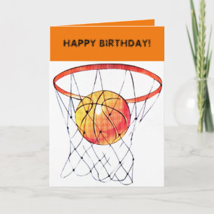 BASKETBALL WISHES CARD
